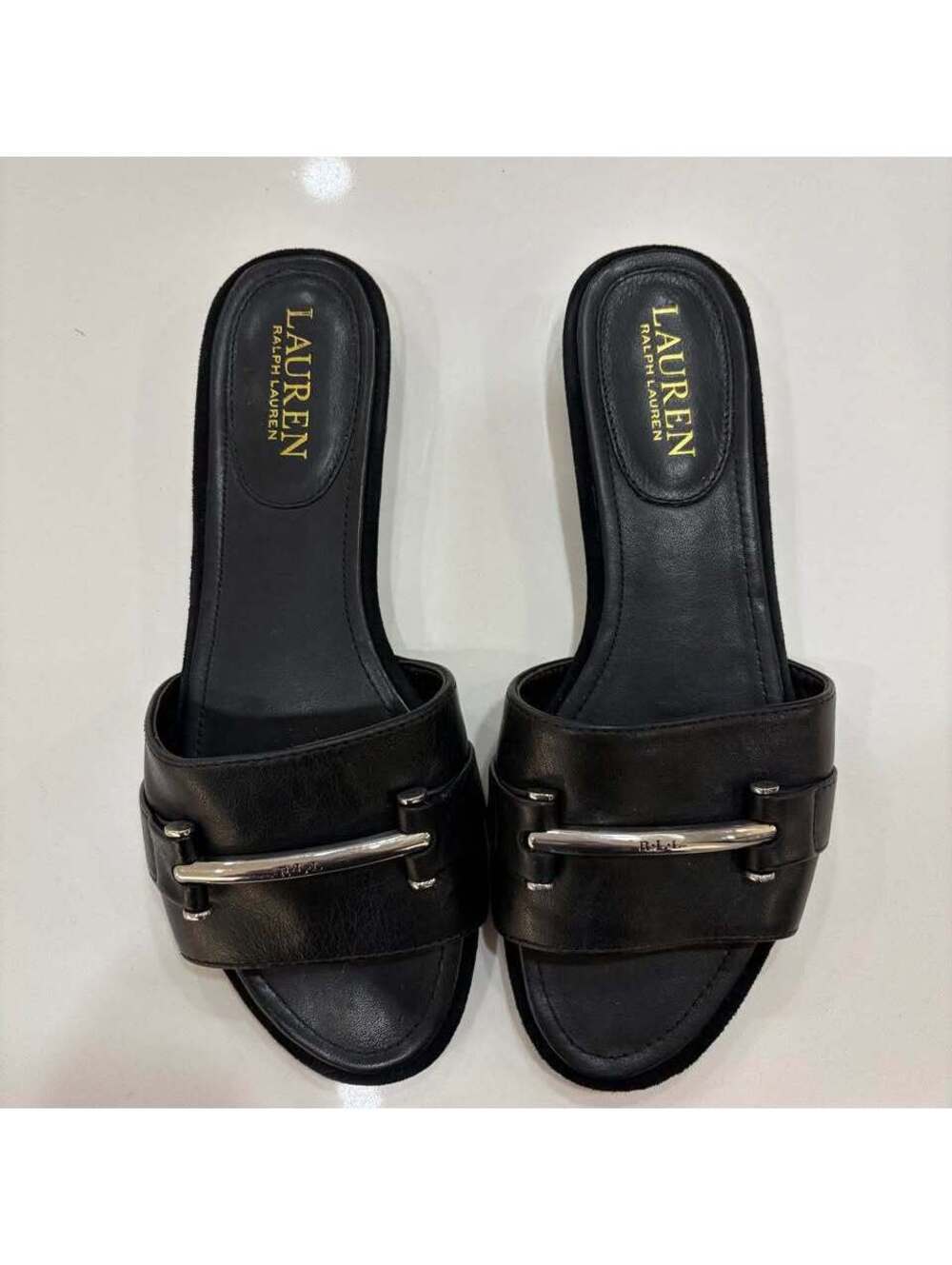 Size 7B Lauren Ralph Lauren Davan Slide Sandals
